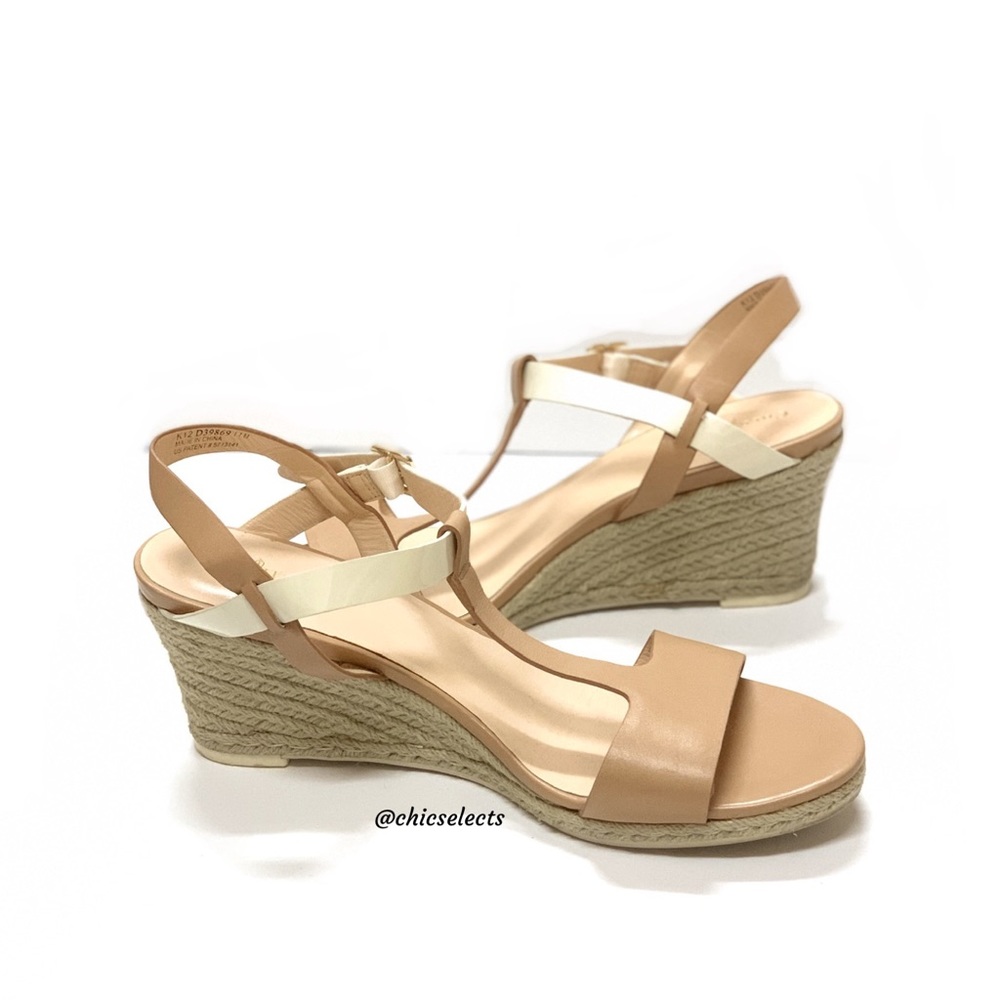COLE HAAN ELIZABETH ESPADRILLE WEDGE SANDALS